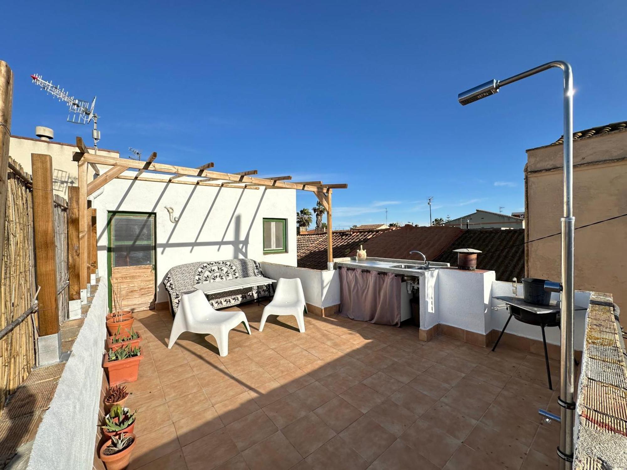 Apartamento Con Terraza Delta Slow Apartman Deltebre Kültér fotó